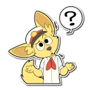❓ emoji Axel Sparkster Telegram sticker 9 of 43