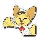 👋 emoji Axel Sparkster Telegram sticker 18 of 43
