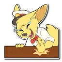 🤣 emoji Axel Sparkster Telegram sticker 19 of 43