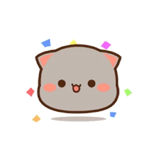 😊 emoji 蜜桃貓小表情02 @kal_pc Telegram sticker 5 of 24