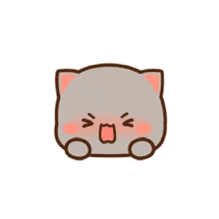 😊 emoji 蜜桃貓小表情02 @kal_pc Telegram sticker 23 of 24