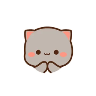 😊 emoji 蜜桃貓小表情02 @kal_pc Telegram sticker 9 of 24