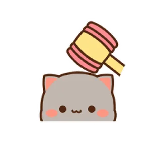 😊 emoji 蜜桃貓小表情02 @kal_pc Telegram sticker 13 of 24