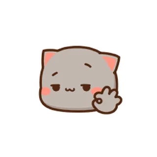 😊 emoji 蜜桃貓小表情02 @kal_pc Telegram sticker 20 of 24