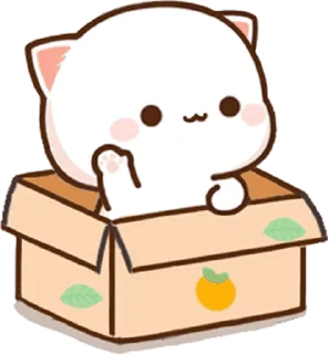 😊 emoji Peach cat 蜜桃貓 (21) @kal_pc Telegram sticker 9 of 24
