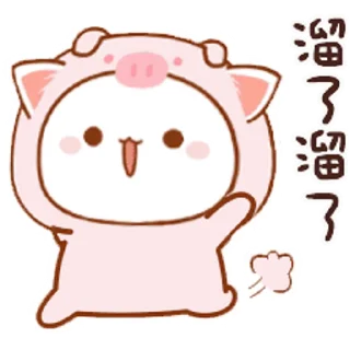 Sticker from Peach cat 蜜桃貓 (21) @kal_pc