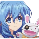 😊 emoji Date A Live - Yoshino  四糸乃 Telegram sticker 13 of 81