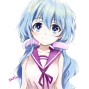 😊 emoji Date A Live - Yoshino  四糸乃 Telegram sticker 4 of 81
