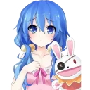😦 emoji Date A Live - Yoshino  四糸乃 Telegram sticker 6 of 81