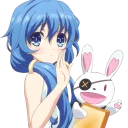 ✋️ emoji Date A Live - Yoshino  四糸乃 Telegram sticker 10 of 81