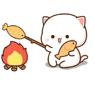 Sticker from Peach cat 蜜桃貓 (25) @kal_pc