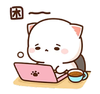 😊 emoji 蜜桃貓14 @kal_pc Telegram sticker 6 of 24