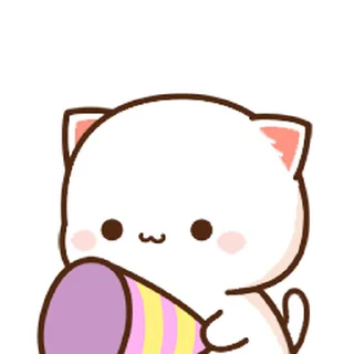 😊 emoji Peach cat 蜜桃貓 (25) @kal_pc Telegram sticker 5 of 24