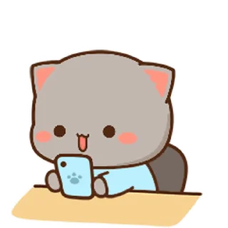 😊 emoji Peach cat 蜜桃貓 (25) @kal_pc Telegram sticker 18 of 24