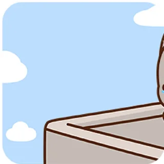 Sticker from Peach cat 蜜桃貓 (25) @kal_pc