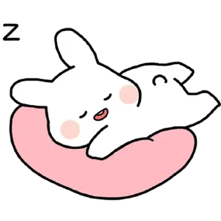 💤 emoji ✿֟፝͜͡ʙᴜɴɴʏ֟፝ᴢɪɴʜᴏs❥ @stickersdaManu Telegram sticker 24 of 63