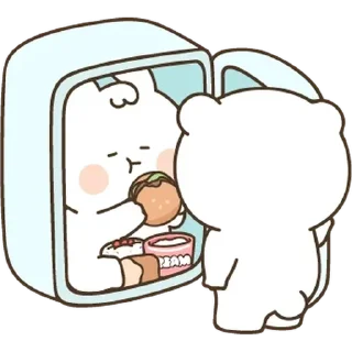 🍔 emoji ✿֟፝͜͡ʙᴜɴɴʏ֟፝ᴢɪɴʜᴏs❥ @stickersdaManu Telegram sticker 15 of 63
