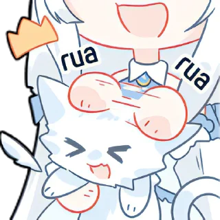 😺 emoji 白雪アリア Telegram sticker 6 of 33