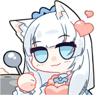 👨‍🍳 emoji 白雪アリア Telegram sticker 16 of 33
