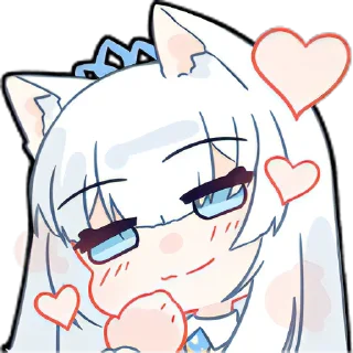 💕 emoji 白雪アリア Telegram sticker 15 of 33
