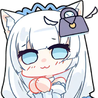 😉 emoji 白雪アリア Telegram sticker 17 of 33