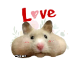 Sticker from Hamsters🐹💕 @Sigilo_packs
