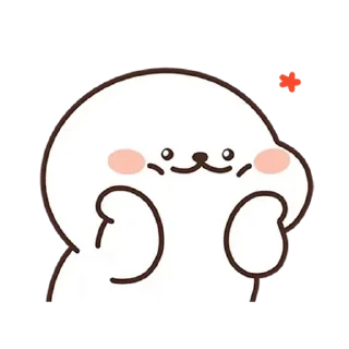 😊 emoji :: Cute Baby Seal :: @kal_pc Telegram sticker 23 of 24