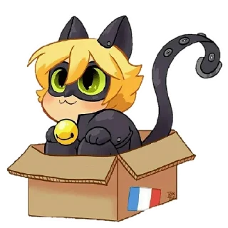 Sticker from cat noir hehe