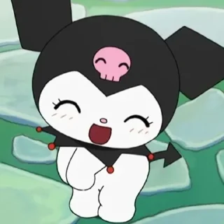 😊 emoji Kuromi baku Telegram sticker 5 of 96