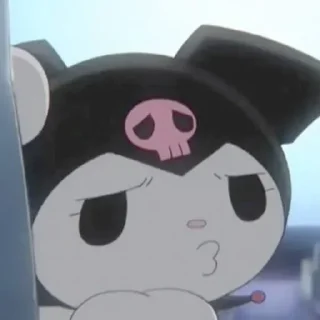 😊 emoji Kuromi baku Telegram sticker 10 of 96