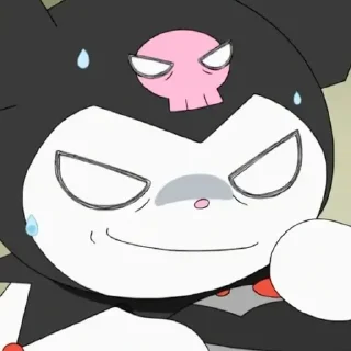 😊 emoji Kuromi baku Telegram sticker 14 of 96