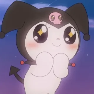😊 emoji Kuromi baku Telegram sticker 1 of 96