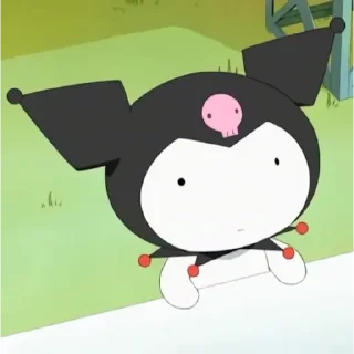 😊 emoji Kuromi baku Telegram sticker 17 of 96