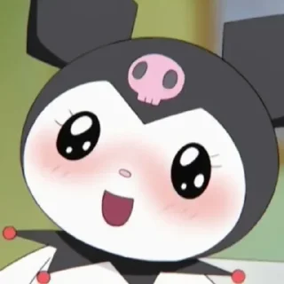 😊 emoji Kuromi baku Telegram sticker 15 of 96