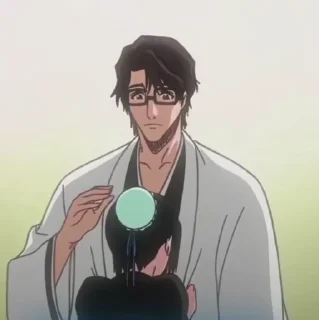 🌟 emoji 神҉ Aizen Anime @Its_silence Telegram sticker 13 of 50