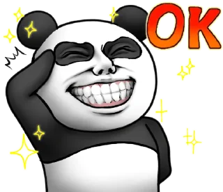 Sticker from Cute panda!!2 | @INPoroject