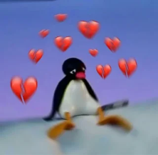 💔 emoji 🐧⒫⒤⒩⒢⒰🐧 @stickersdaManu Telegram sticker 10 of 106