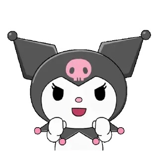 😊 emoji Cute Kuromi @kal_pc Telegram sticker 16 of 24