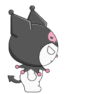 😊 emoji Cute Kuromi @kal_pc Telegram sticker 22 of 24