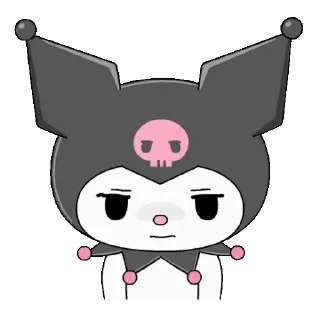 😊 emoji Cute Kuromi @kal_pc Telegram sticker 11 of 24