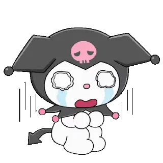 😊 emoji Cute Kuromi @kal_pc Telegram sticker 13 of 24