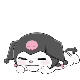 😊 emoji Cute Kuromi @kal_pc Telegram sticker 12 of 24