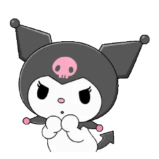 😊 emoji Cute Kuromi @kal_pc Telegram sticker 5 of 24