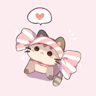 🐱 emoji Kawaii Cats~ @TheSungJinWoo Telegram sticker 13 of 60