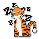 Sticker from Tiger