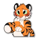 Sticker from Tiger