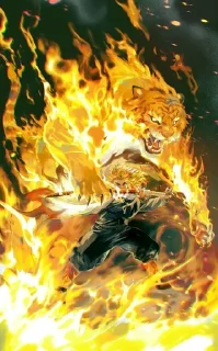 Sticker from Rengoku