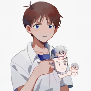 Sticker from Evangelion | @Toji_sama
