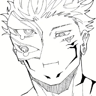 Sticker from Sukuna | @Toji_sama