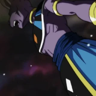 🟣 emoji Beerus, the God of Destruction[@seupaiconfia] Telegram sticker 12 of 40